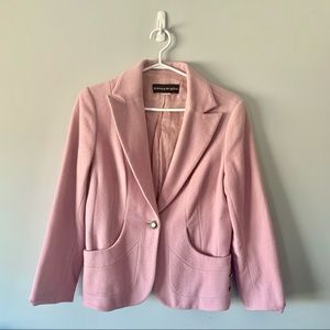 Vintage pink wool blazer